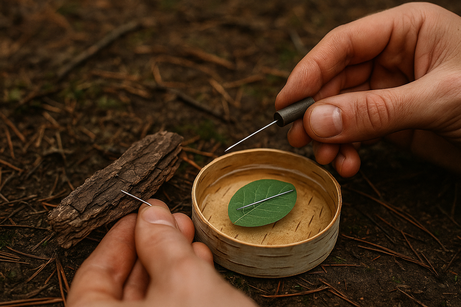 How to Make an Improvised Compass with Common Materials
