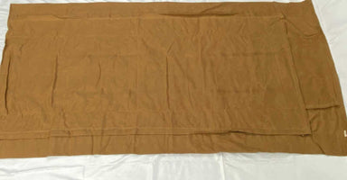 17/90 Survival Bedroll Waxed Canvas Cowboy Roll, Sleeping bag with leather straps and stuff pillow. Double zippers.