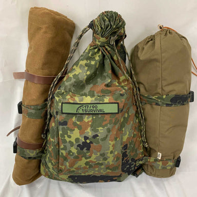 17/90 Survival Veshmeshok V.1 Loaded Up in Flecktarn