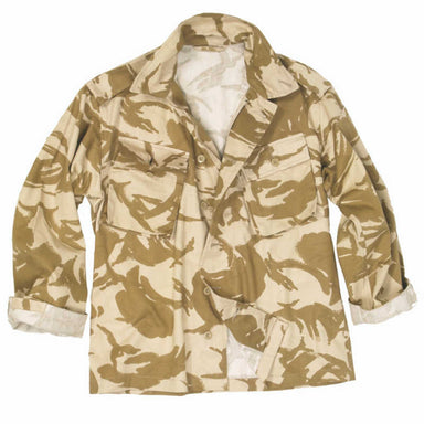 BRITISH DESERT DPM FIELD JACKET MEDIUM WITH TRADITIONAL BUTTONS