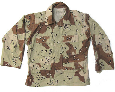 Desert Chocolate Chip Camo 6 Color Desert New Old Stock BDU Jacket