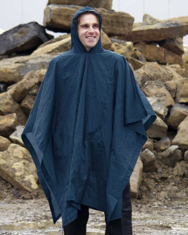 Mil-Tec Dark Blue Vinyl Multi-Purpose Poncho