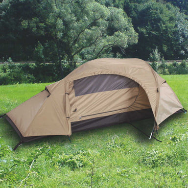 Mil-Tec 1-man Recom Tent in Coyote