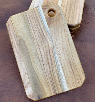 Off-Trayals Teak Cutting Board Handmade 8x12"