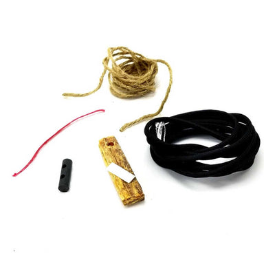 Fatwood Lanyard Kit contents break down