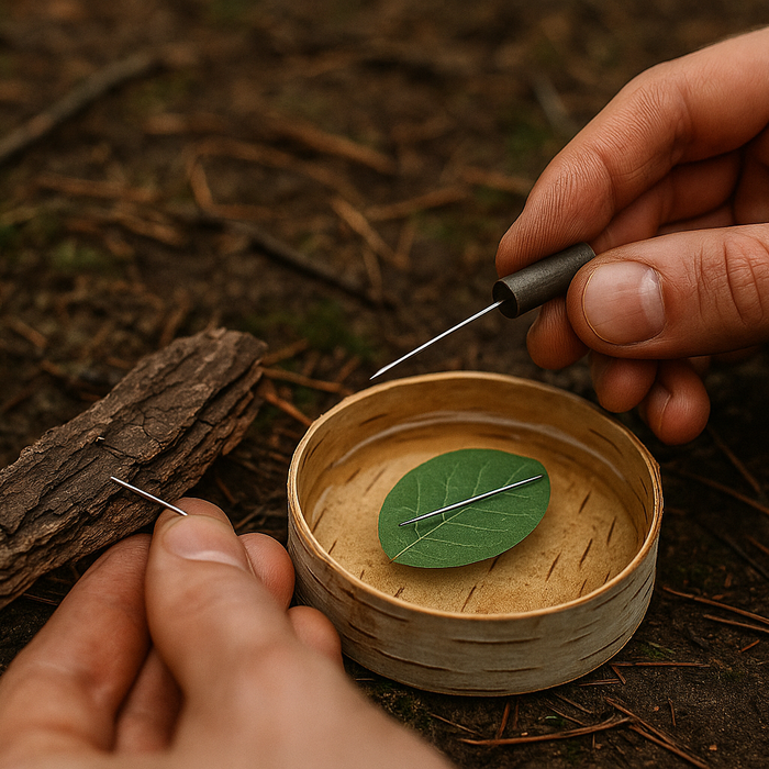 How to Make an Improvised Compass with Common Materials