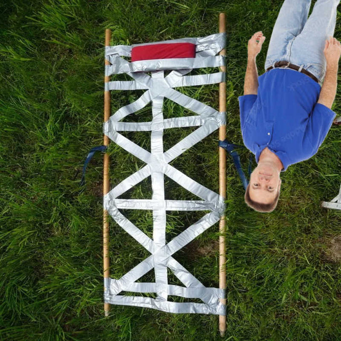 How to Build an Emergency Litter or Stretcher in a Survival or Wilderness Situation
