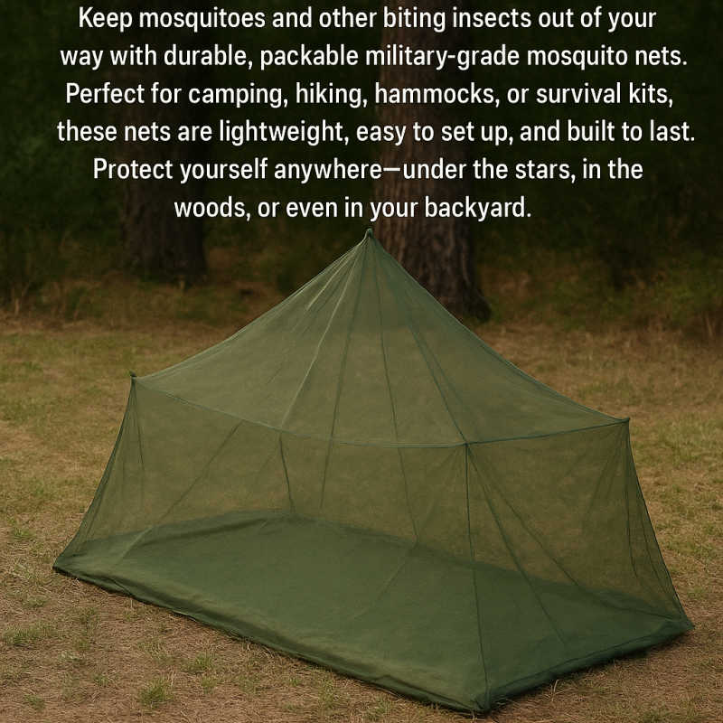 Military Surplus Mosquito Nets | Durable Insect Protection Gear