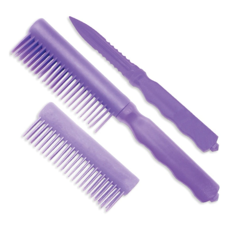 ABS Comb Knife in Purple