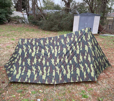 Belgium 2 Man Army Camo Tent 