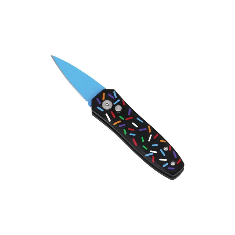SprinklePop Automatic California Legal EDC Knife in Black