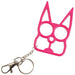 Cat Defense EDC Key Chain Solid Steel in Pink