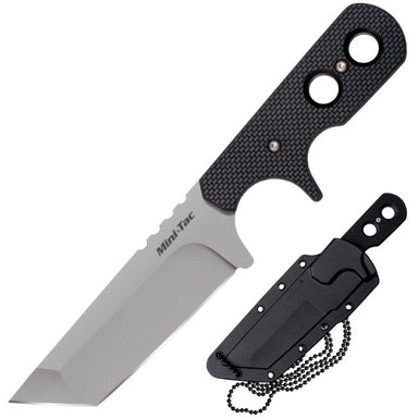 Cold Steel Mini Tac Tanto Plain Edge With Sheath 