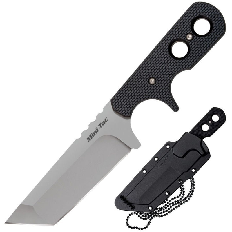 Cold Steel Mini Tac Tanto Plain Edge With Sheath 