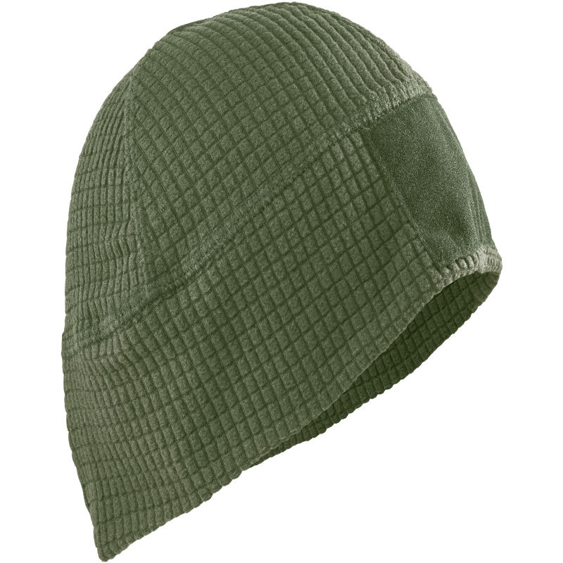 Defcon5 Fleece Under Helmet Cap – thermal headwear with pocket and Velcro panel in OD Green