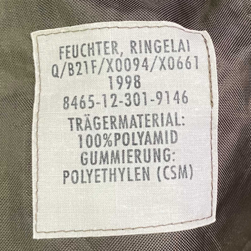 German ECW Sleeping Bag with ground sheet tag on carrying case