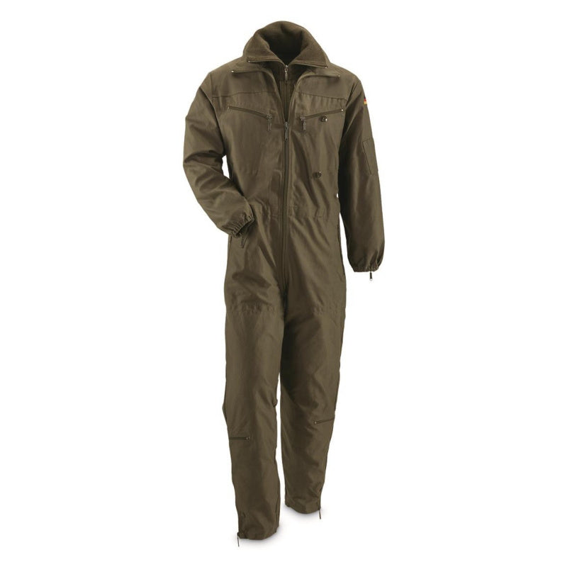 German Tanker Coverall OD Green With Pile Liner