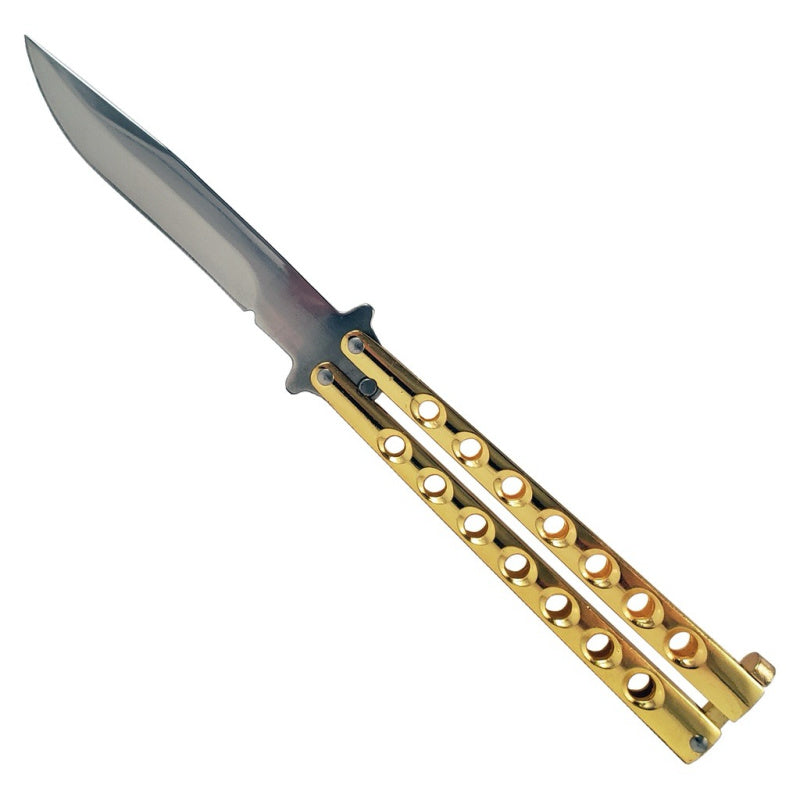 Airframe Balance Gold Balisong, Butterfly Knife