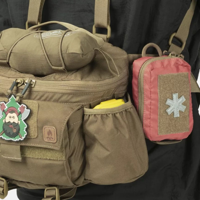 Foxtrot Mk2 Rig tactical bushcraft waist pack with MOLLE and canteen pouches with gear attached