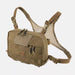 Numbat Small Chest Rig lightweight modular bushcraft EDC chest pack in coyote tan
