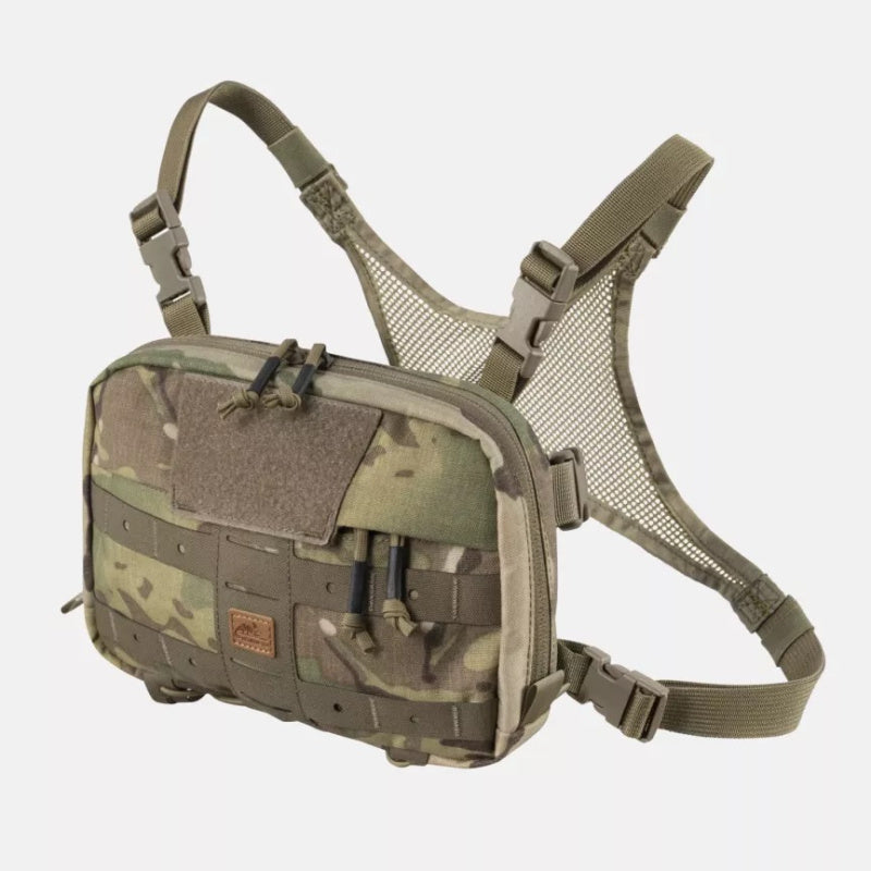 Numbat Small Chest Rig lightweight modular bushcraft EDC chest pack in Multicam