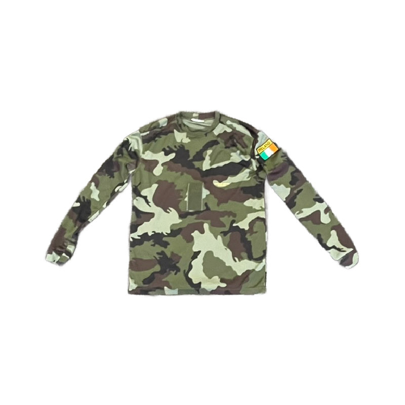 Irish DPM DryFlow long sleeve shirt rank ready fuzzy side
