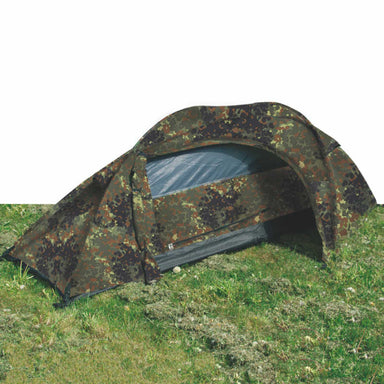Mil-Tec 1-man Recom Tent in Flecktarn