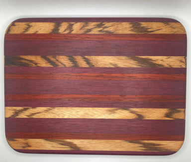 Off-Trayals Cutting Board Exotic Wood 6.25"x10" Handmade