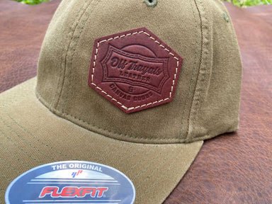 Off-Trayals Fitted Hat with leather patch