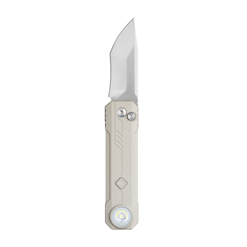 OKnife LK EDC Flashlight Knife Combo Closed Open