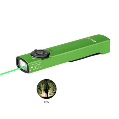 Olight Arkfeld Dual light source EDC Flashlight Lime Green with Laser CW 5700-6700k
