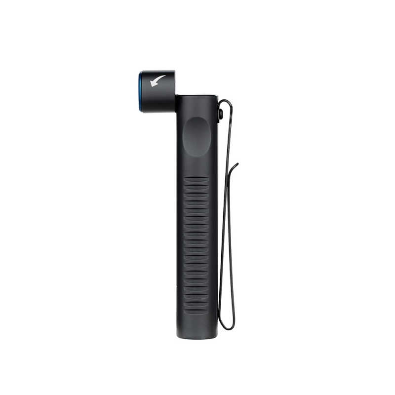 Olight Arkflex EDC Flashlight with 90 Degree Head in black