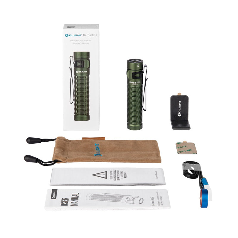 Baton 3 Pro OD Green EDC Flashlight