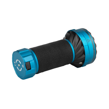 is there a more powerful flashlight than olight x9r marauder 25000 Lumen Ultra-Bright LED Flashlight, High Power Flashlight, 8 Way Adjustable Power Indicator Intelligent Control, Ergonomic Design for Outdoor, Self Defence Tools & Home Improvement Equipped with proximity sensors it will automatically reduce the output when it approaches nearby obstructions Olight X9R Marauder 25000 Lumens