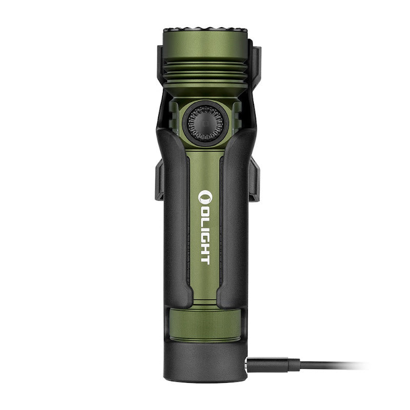 Olight Seeker 4 Pro OD green with charging holster