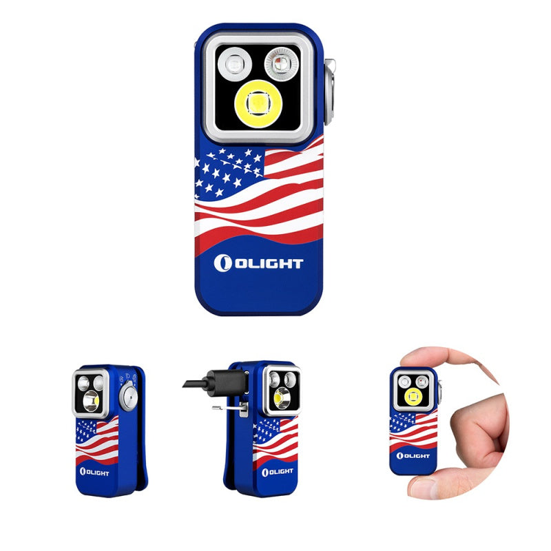 Olight Oclip Pro S Stars and Stripes Edition EDC Clip Light
