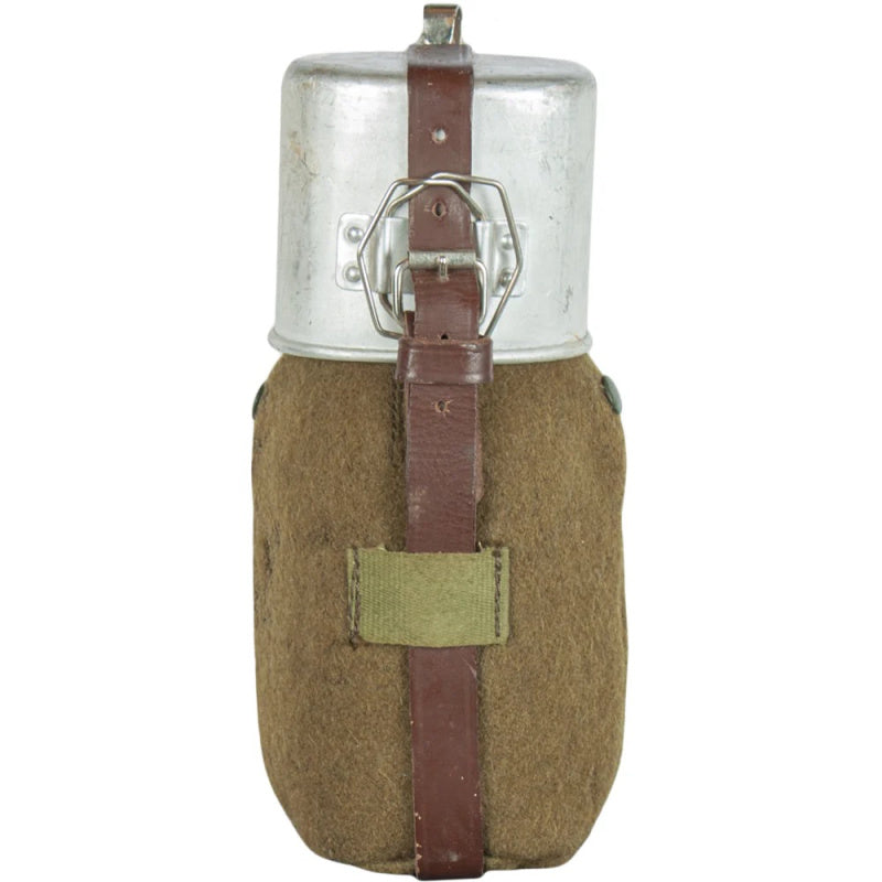 Romanian Military Canteen With Cup Aluminum 