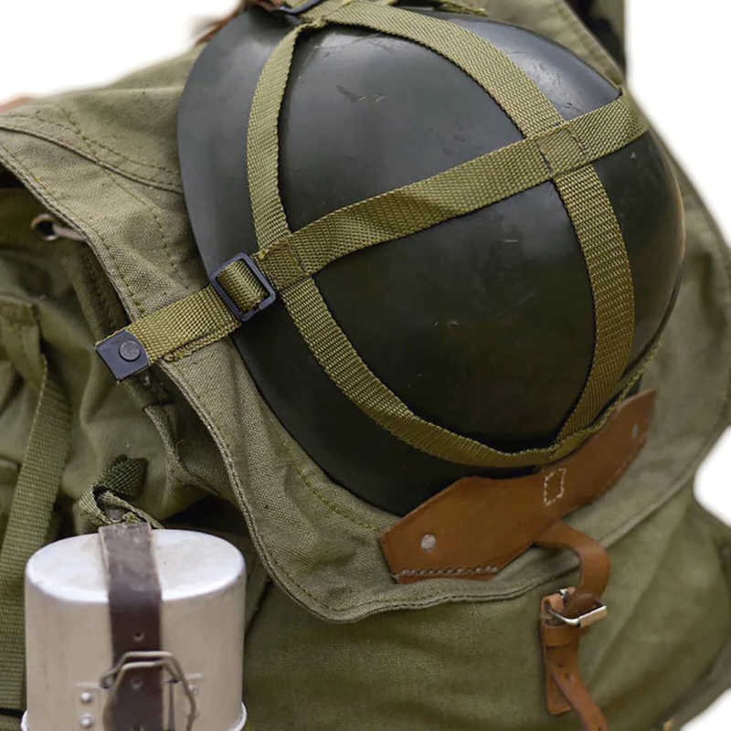 Romanian Military | Canvas Backpack with Helmet Straps