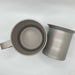SilverAnt Titanium 300ml Cup with removable filter