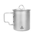 SilverAnt 500ml Titanium Cup with Lip and Handle 