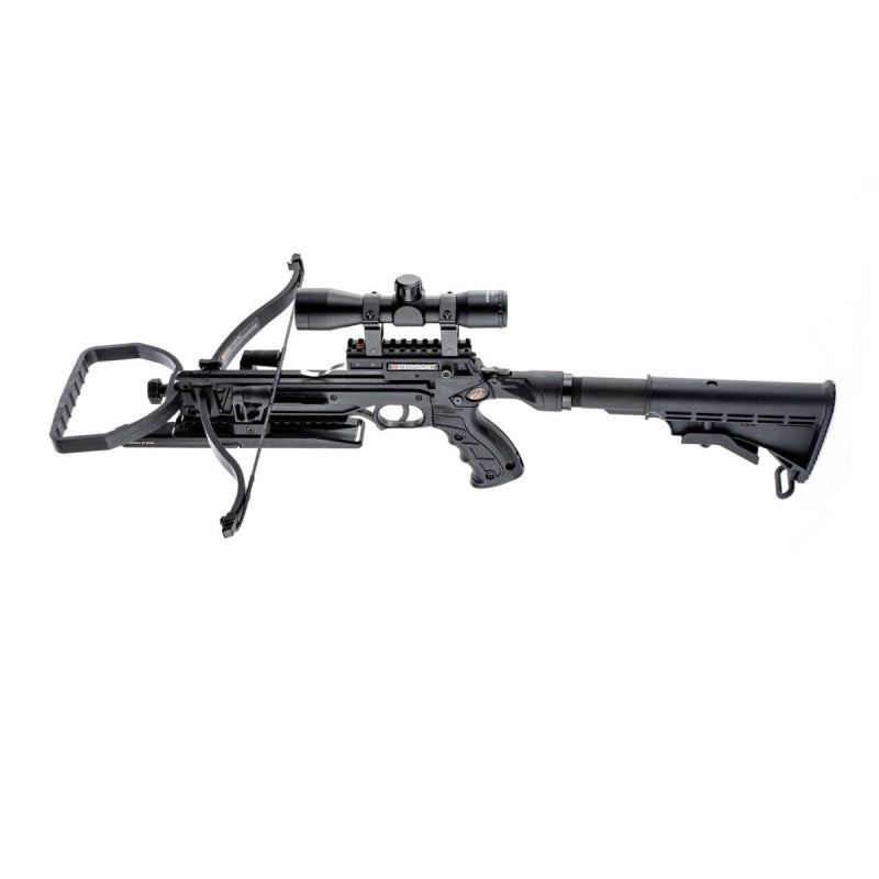 Steambow AR-6 Survival Repeating Crossbow Left Side
