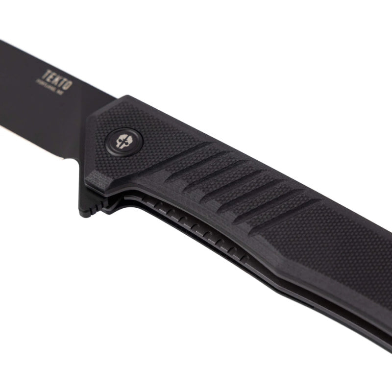 Tekto A1 Alpha Folding DC Knife Black G10 handle