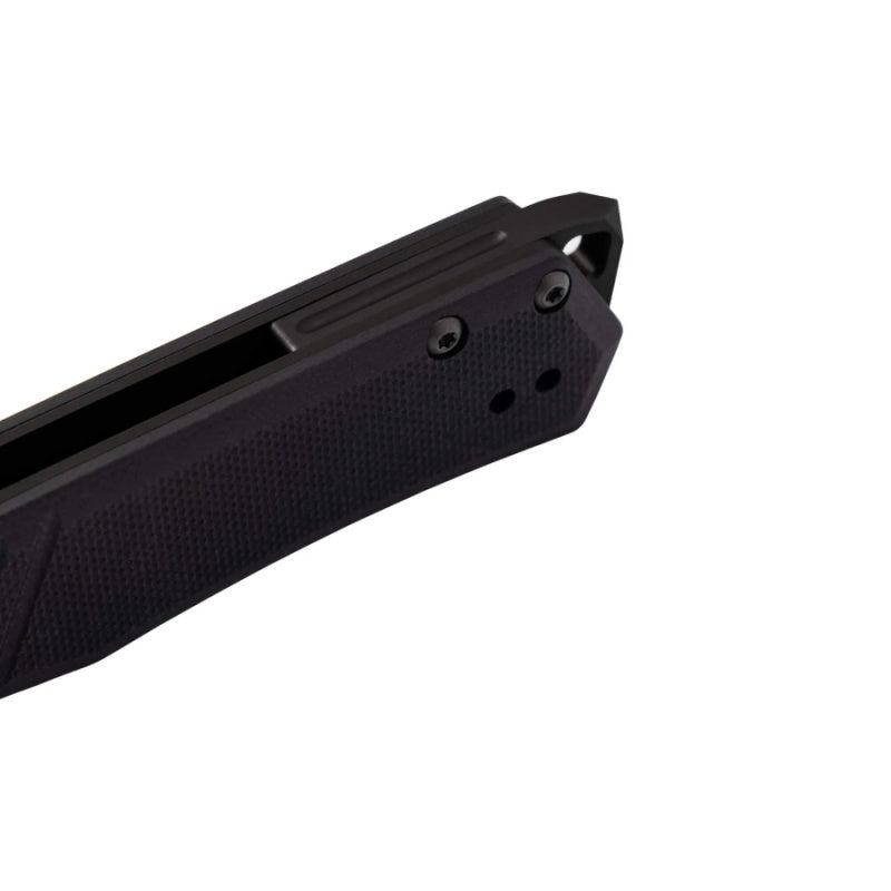 Tekto A1 Alpha Folding DC Knife Black G10 Lanyard hole