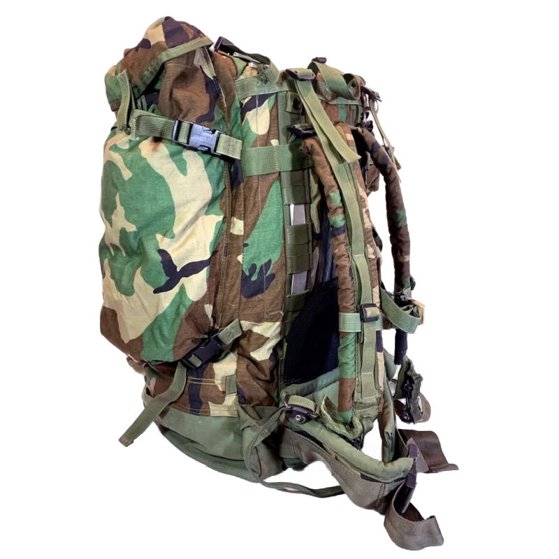 USGI CFP-90 Large Field Ruck Sack Backpack in M81 Woodland Camo Right Front Side