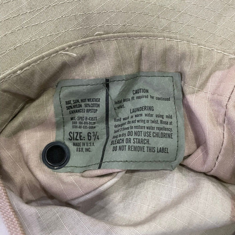 USGI DCU 3 Color Boonie Hat Tag