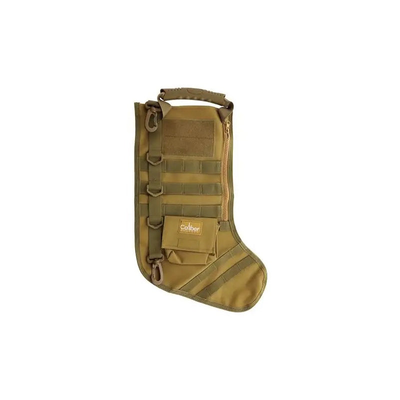 CALIBER GOURMET TACTICAL STOCKING FOR CHRISTMAS IN COYOTE BROWN
