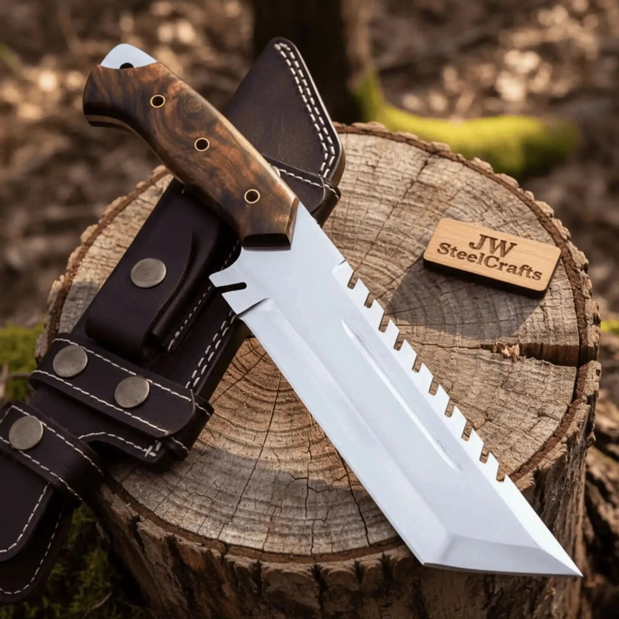 JW SteelCrafts | Tracker knife | Full Tang Fixed Blade Knife