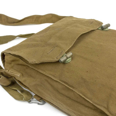 Military Surplus | Czech Canvas Bread bag wooden dowels