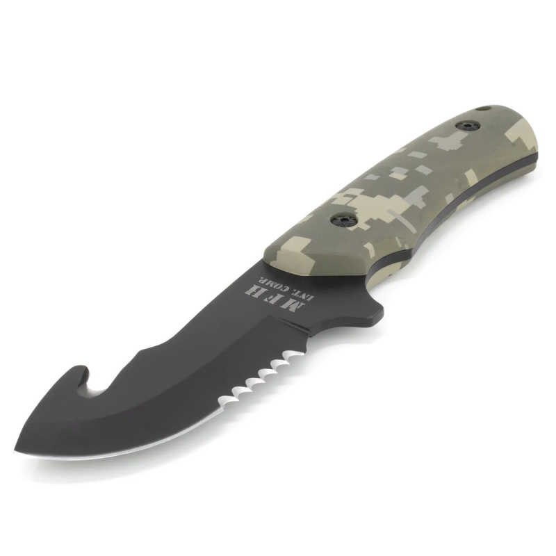 German Survival Knife gut hook blade