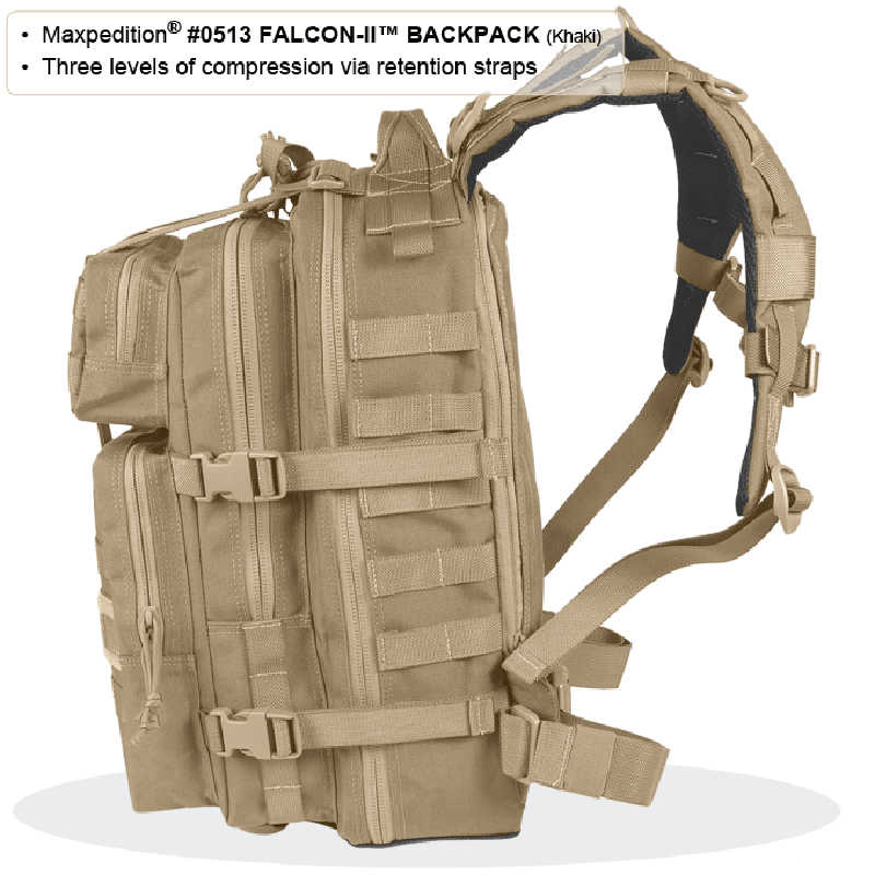Maxpedition | FALCON-II | EDC BACKPACK  fully expanded